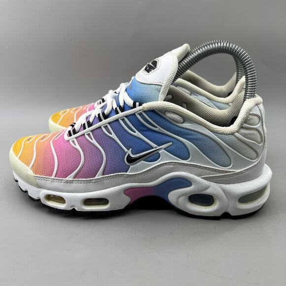 Nike Air Max Plus TN Running Sneakers Women Size 6.5 Multicolor Comfort Shoes - Picture 3 of 10